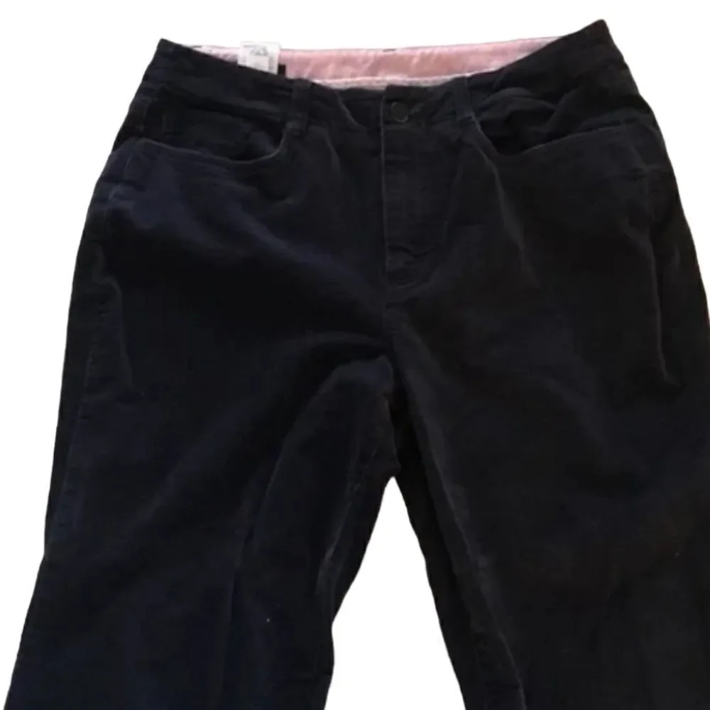 Lands’ End Velvet Pants-Navy Blue size 8